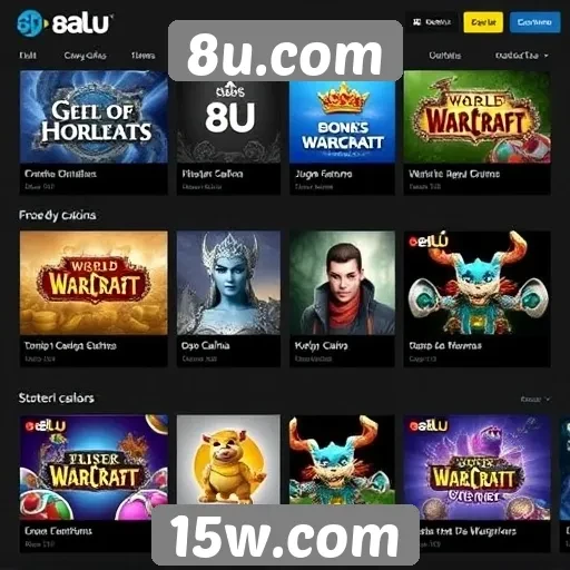 Comparação das plataformas de jogos online e 8u.com